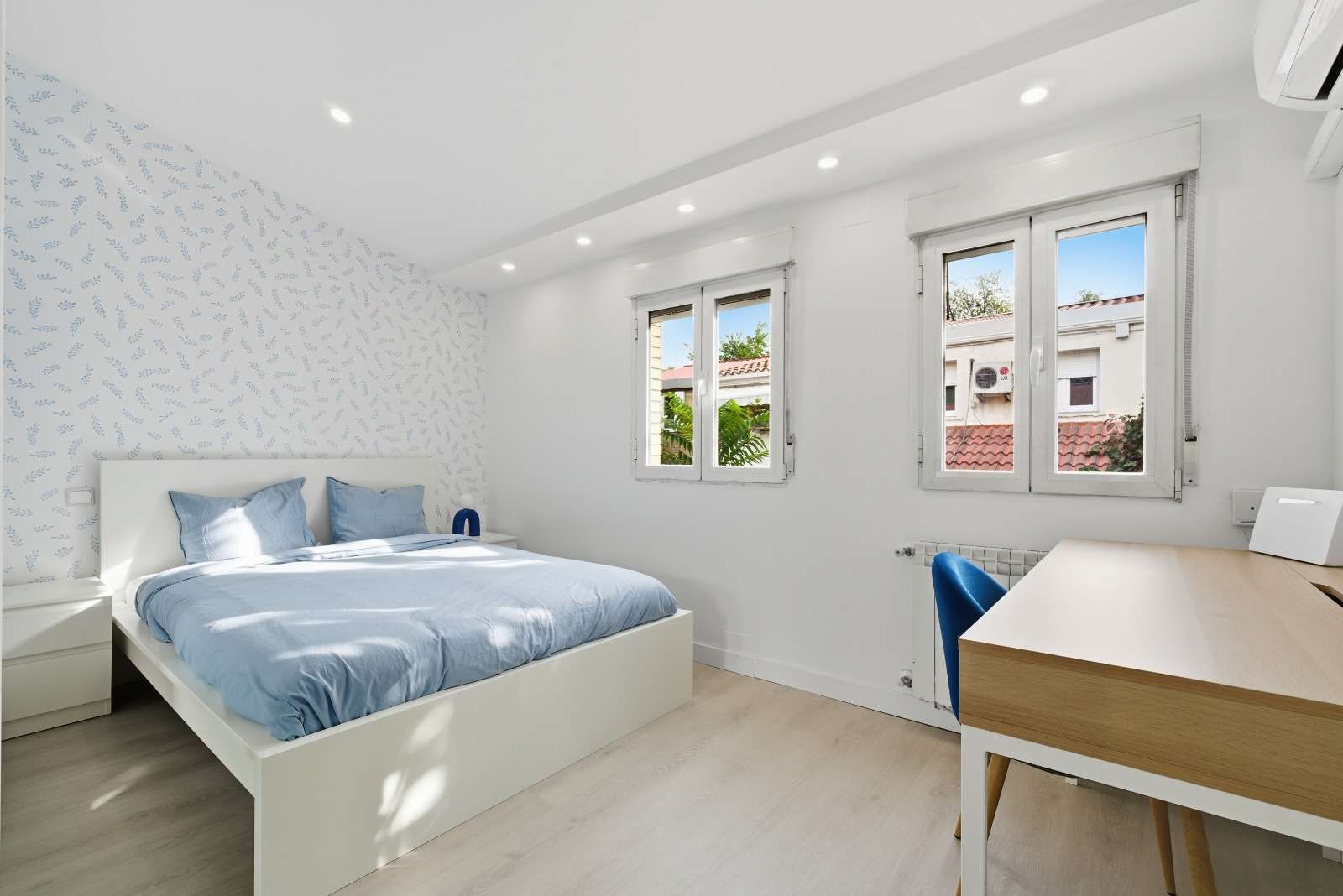 Bedroom of Flat to share in  Madrid Capital  with Air Conditioner, Heating and Terrace