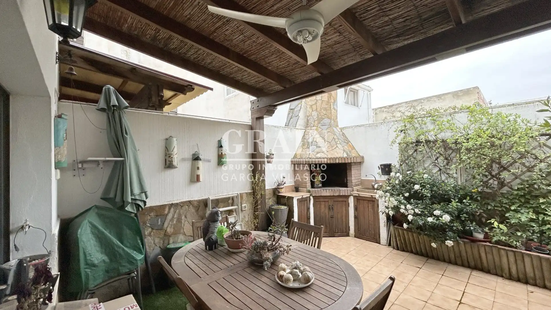 Garden of Single-family semi-detached for sale in  Albacete Capital  with Air Conditioner, Heating and Terrace