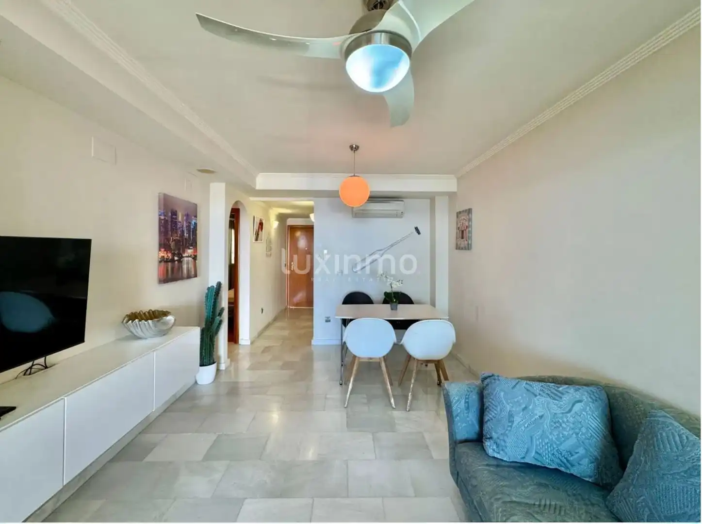 Living room of Flat for sale in Altea  with Air Conditioner, Terrace and Storage room
