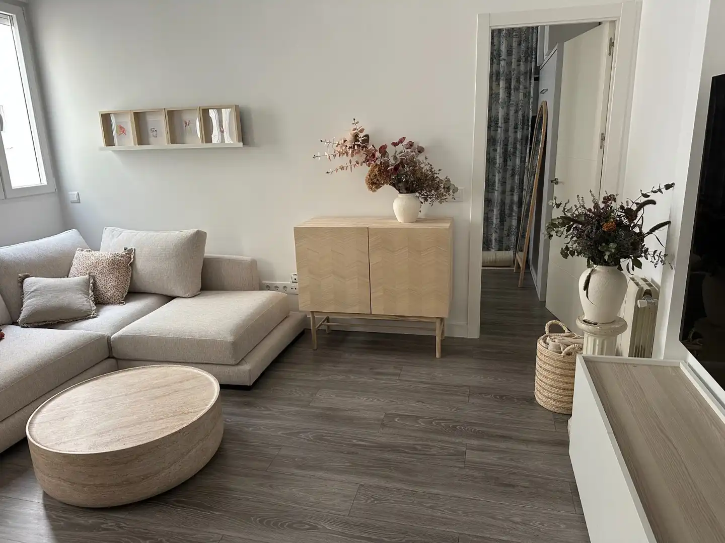 Wohnzimmer von Wohnung zur Miete in Madrid mit Klimaanlage, Heizung und Möbliert