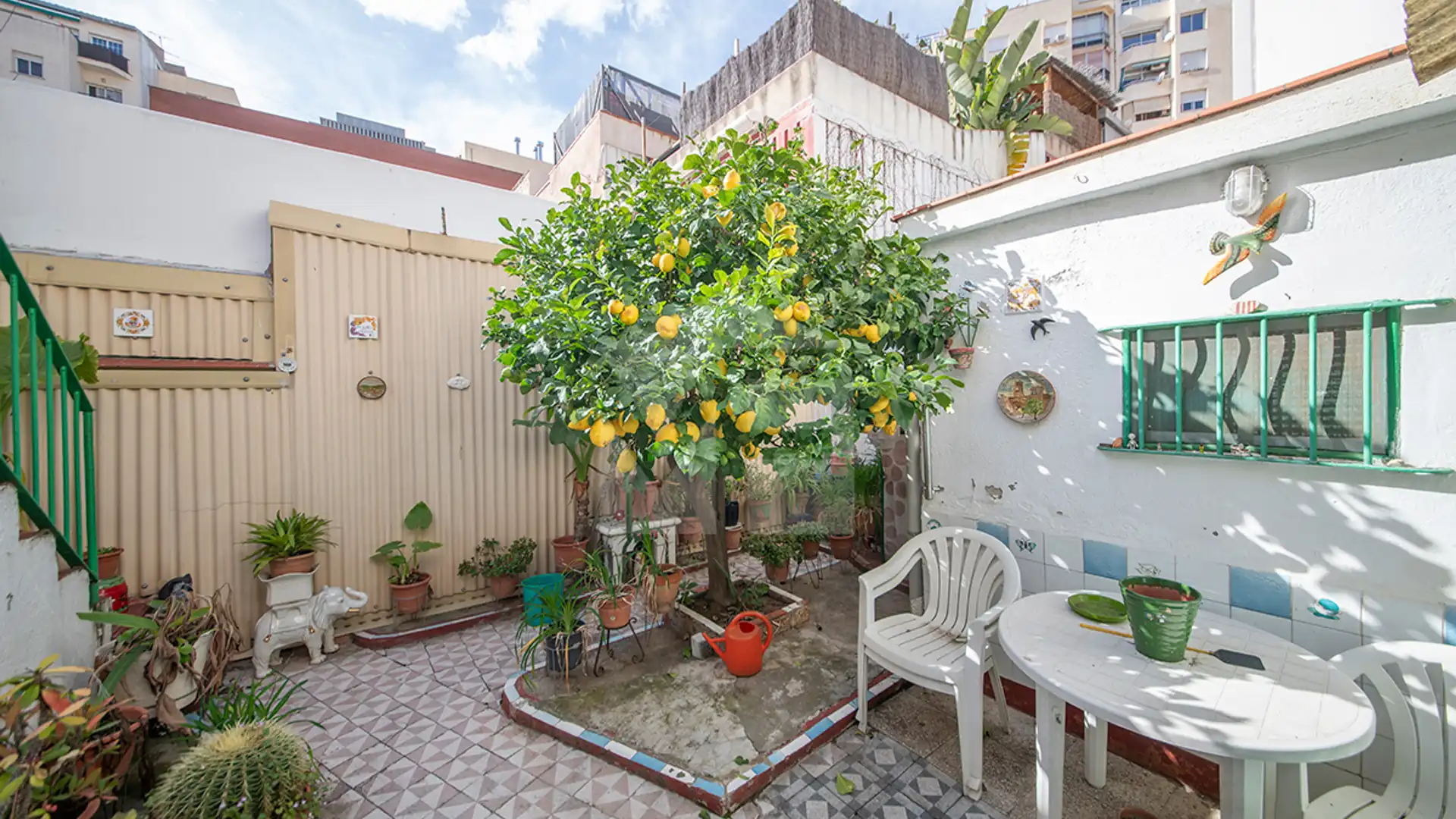 Terraza de Casa o chalet en venta en  Barcelona Capital con Calefacción, Jardín privado y Terraza