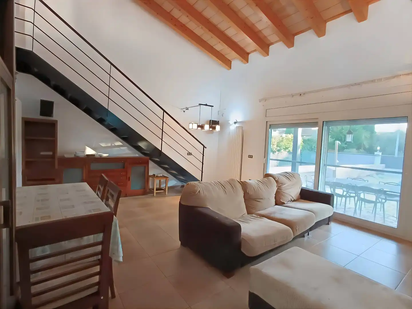 Living room of Houses for sale in Torroella de Fluvià  with Air Conditioner, Heating and Private garden