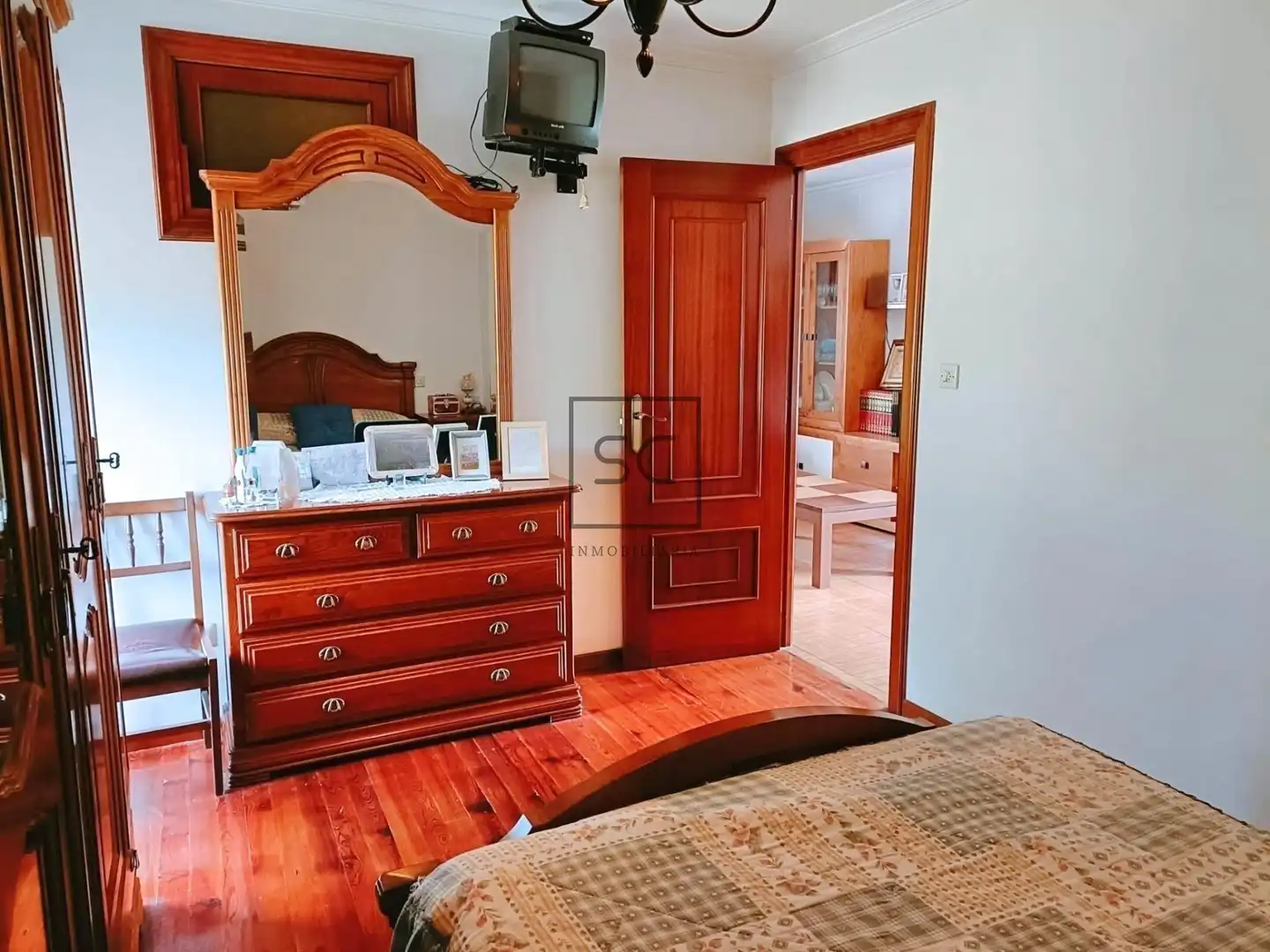 Bedroom of Houses for sale in Narón  with Private garden