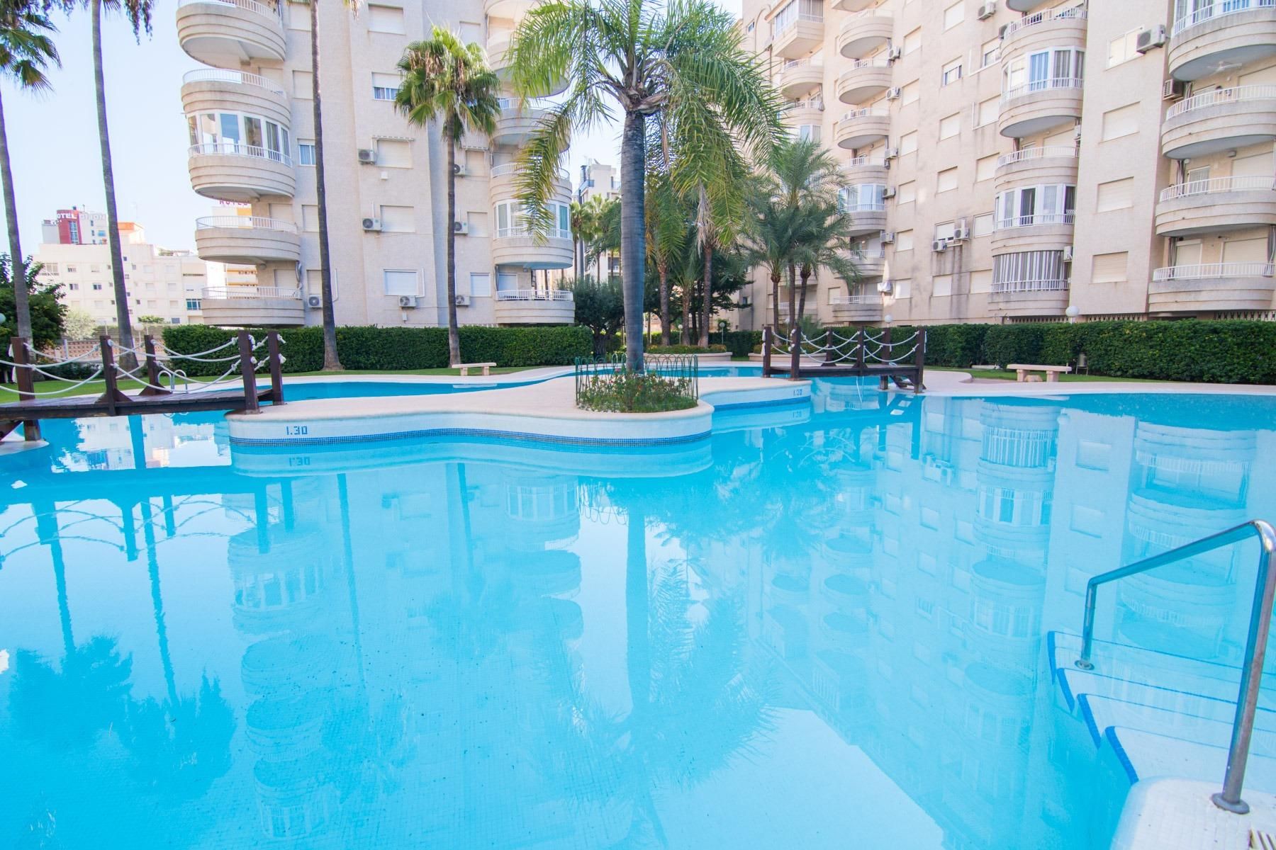 Swimming pool of Apartment for sale in Gandia  with Private garden, Terrace and Storage room