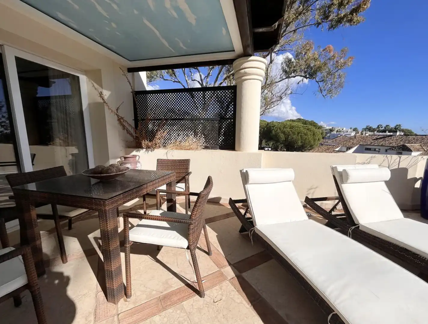 Terraza de Ático en venta en Marbella con Aire acondicionado, Terraza y Amueblado