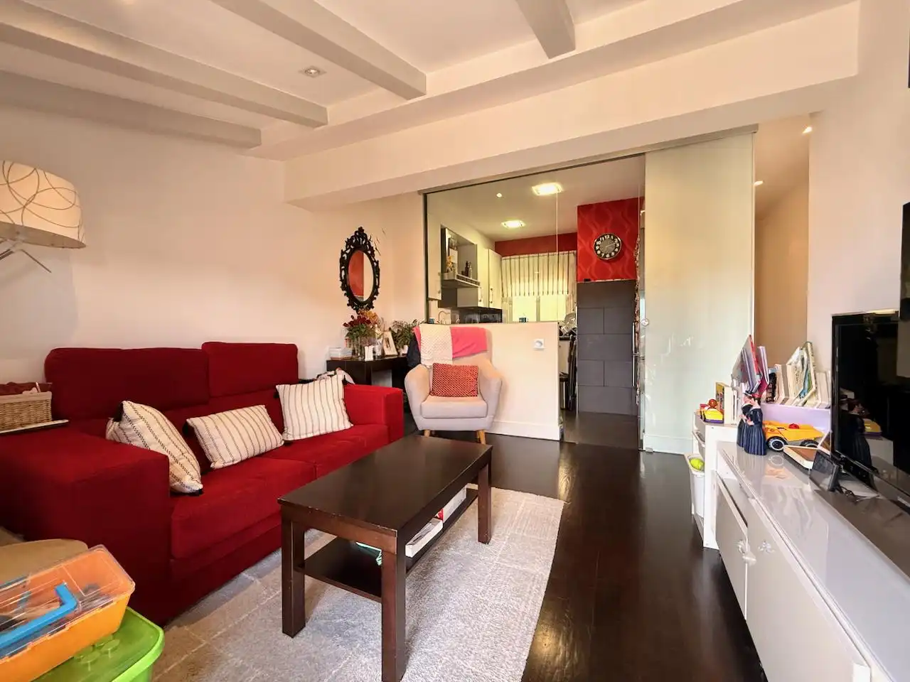 Sala de estar de Ático en venta en Donostia - San Sebastián  con Aire acondicionado y Balcón