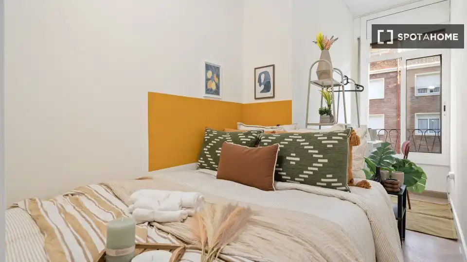 Habitación de Piso para compartir en Barcelona con Aire acondicionado, Calefacción y Terraza