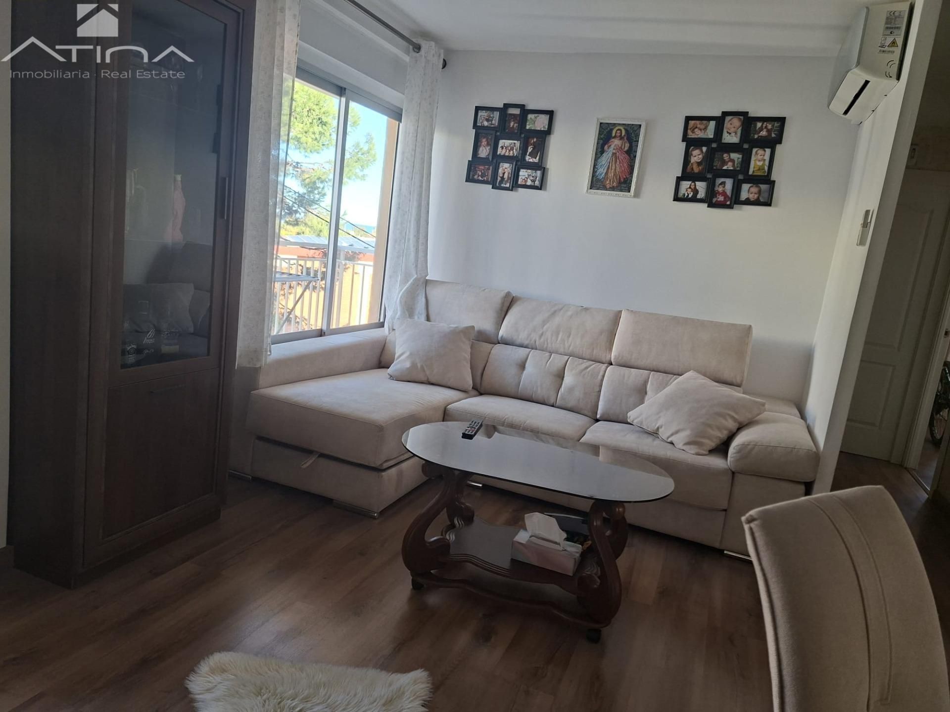 Living room of Apartment for sale in Gandia  with Air Conditioner, Parquet flooring and Terrace