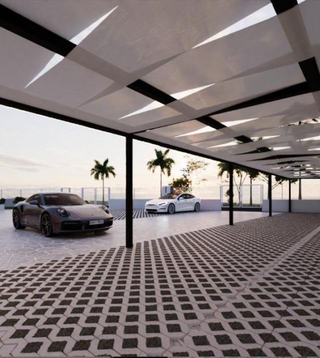 Terraza de Apartamento en venta en Finestrat con Piscina comunitaria