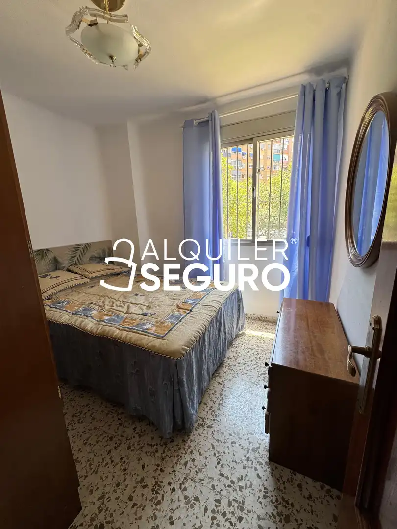 Bedroom of Flat for rent in Málaga  with Furnished