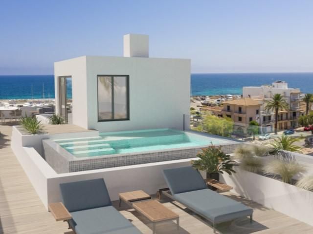 Swimming pool of Duplex for sale in Santa Margalida  with Air Conditioner, Heating and Terrace