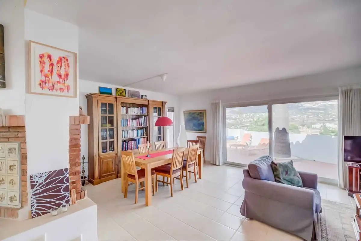 Comedor de Casa o chalet en venta en Mijas con Aire acondicionado, Calefacción y Jardín privado