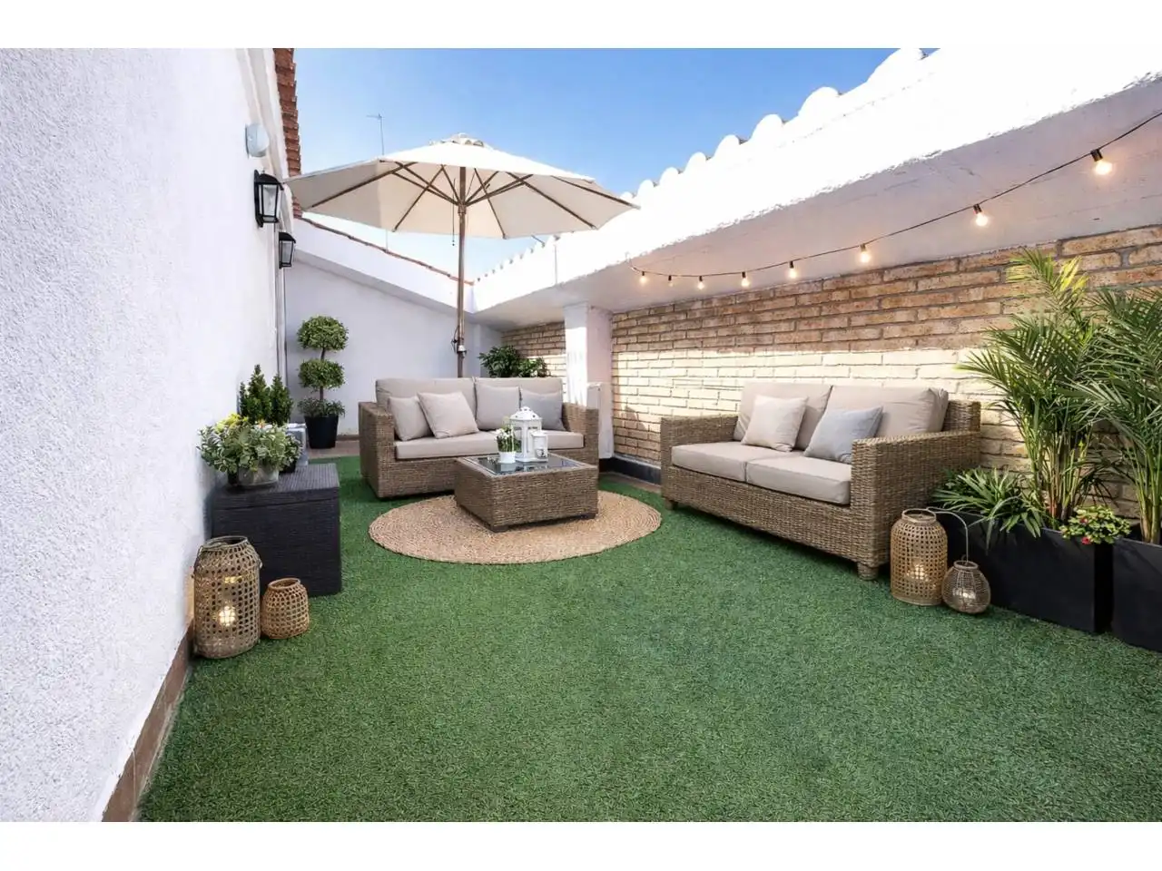 Terrasse von Maisonette zum Verkauf in Rubí mit Klimaanlage, Heizung und Terrasse