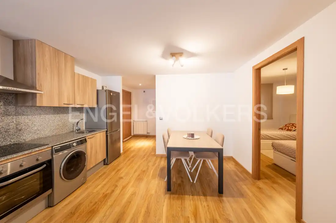 Cocina de Piso de alquiler en La Massana con Calefacción, Parquet y Terraza