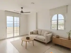 Living room of Flat for sale in Estepona  with Terrace, Furnished and Oven