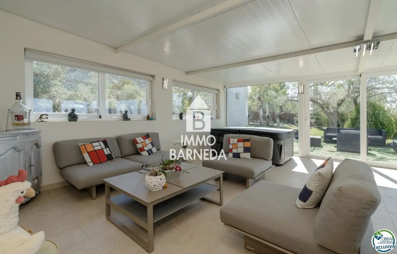Jardín de Casa o chalet en venta en Palau-saverdera con Aire acondicionado, Calefacción y Jardín privado