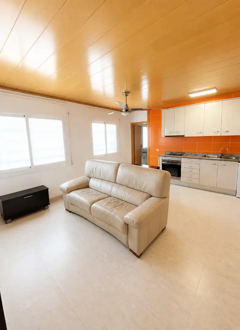 Sala de estar de Piso en venta en Argentona con Amueblado