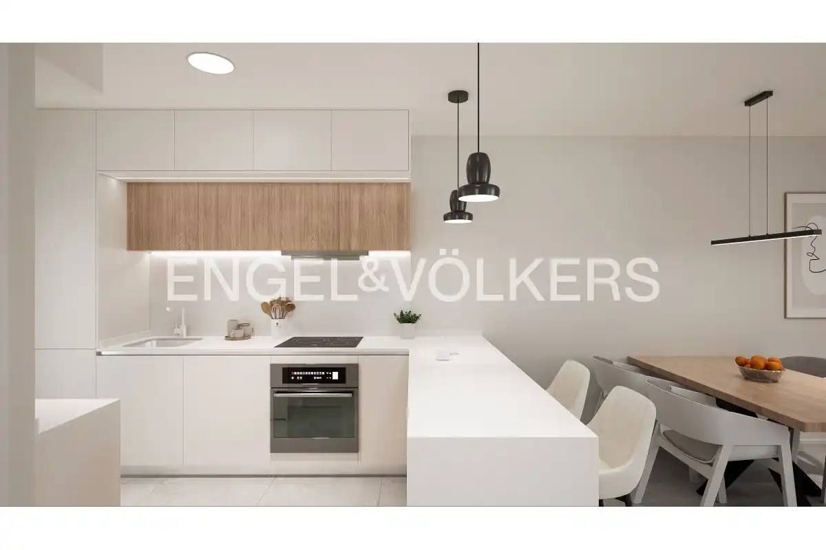 Cocina de Apartamento en venta en Pilar de la Horadada con Aire acondicionado, Calefacción y Terraza