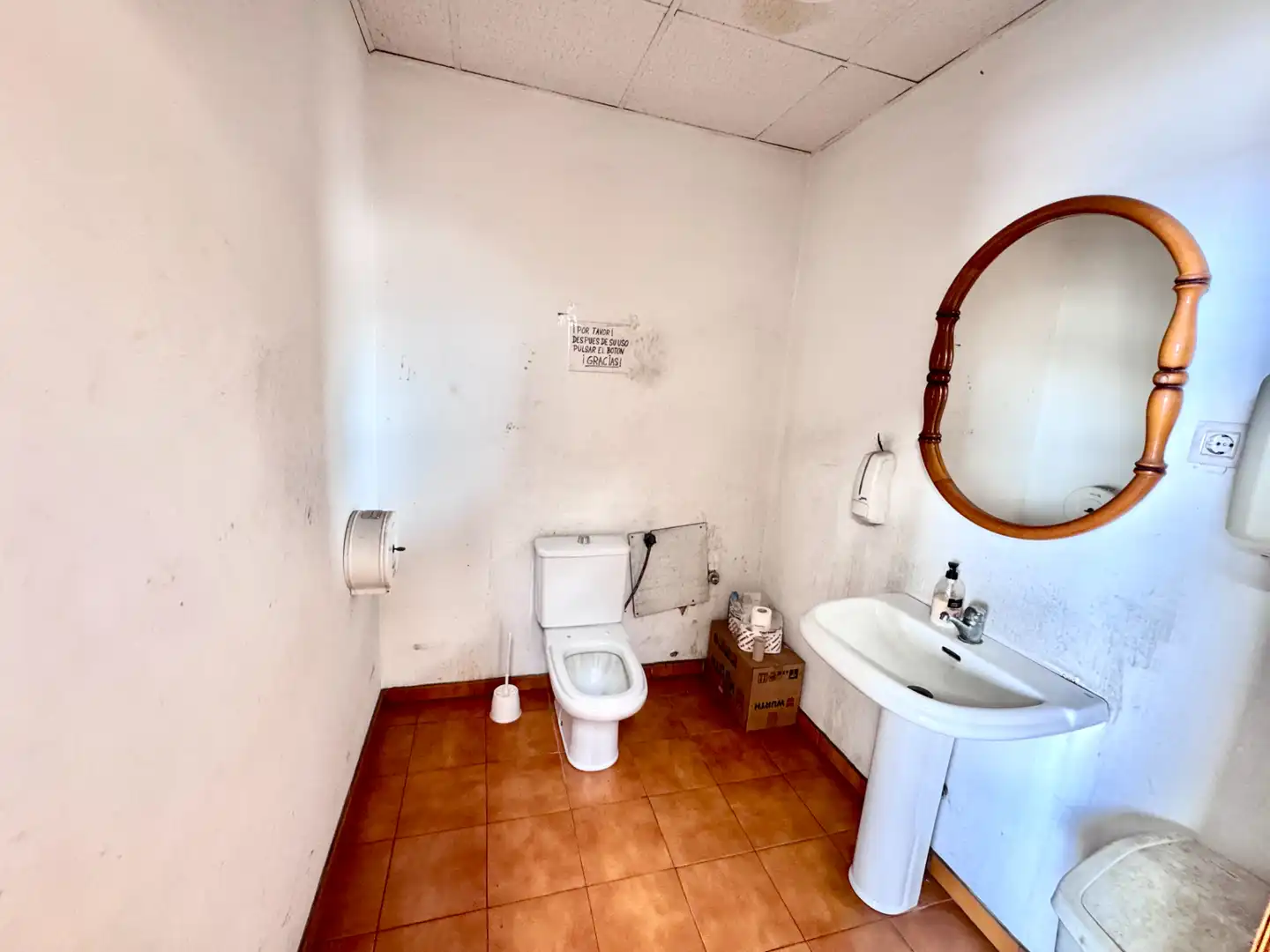 Badezimmer von Fabrikhallen zum Verkauf in El Ejido mit Alarm