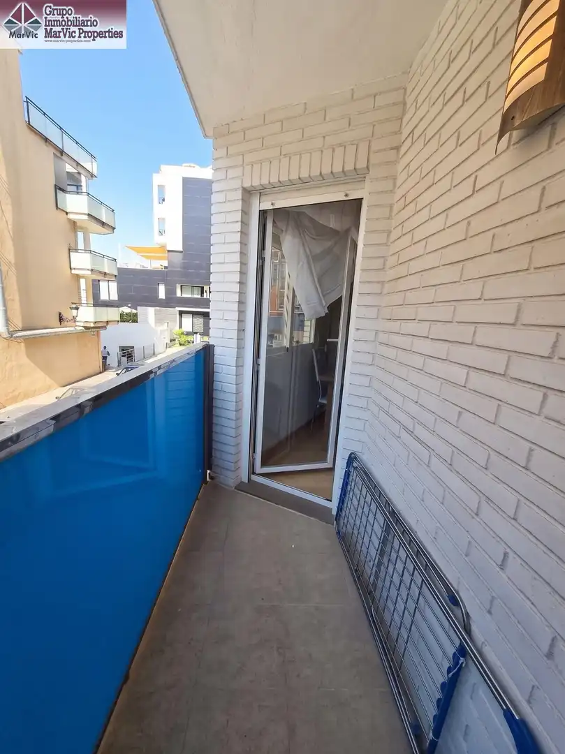 Balcony of Flat for sale in Centro Urbano