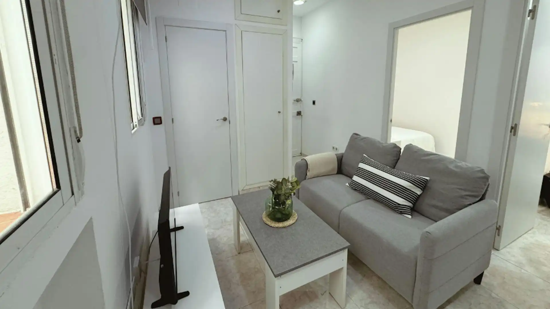 Sala de estar de Piso de alquiler en Madrid con Calefacción, Amueblado y Lavadora