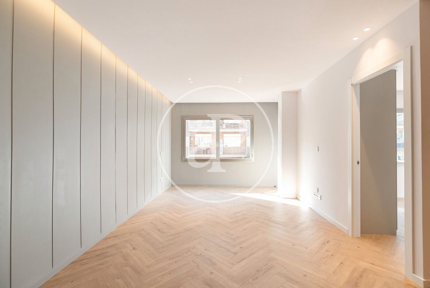 Sala d'estar de Pis en venda en  Barcelona Capital amb Aire condicionat, Calefacció i Balcó