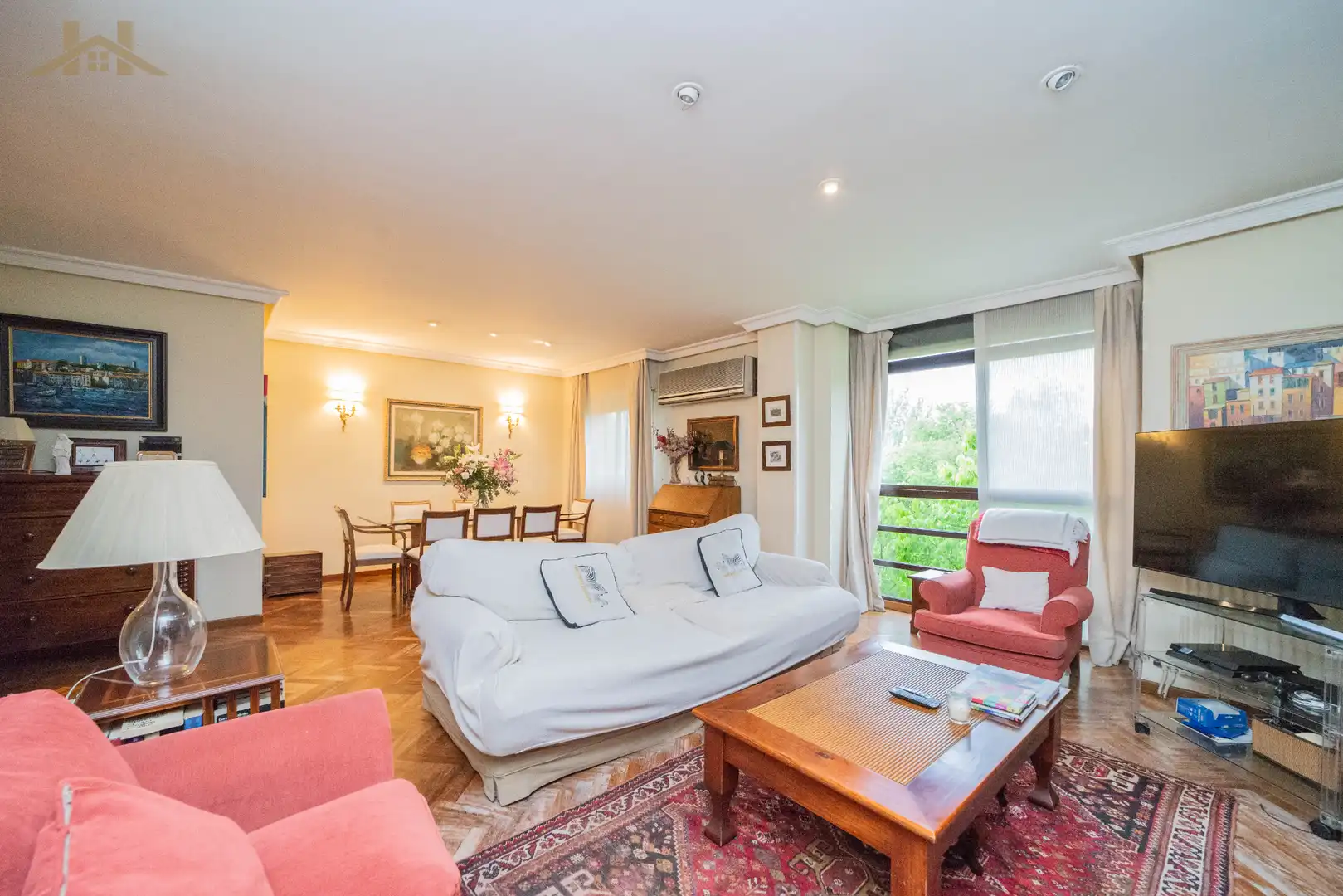Living room of Duplexes for sale in Madrid  with Air Conditioner, Heating and Storage room