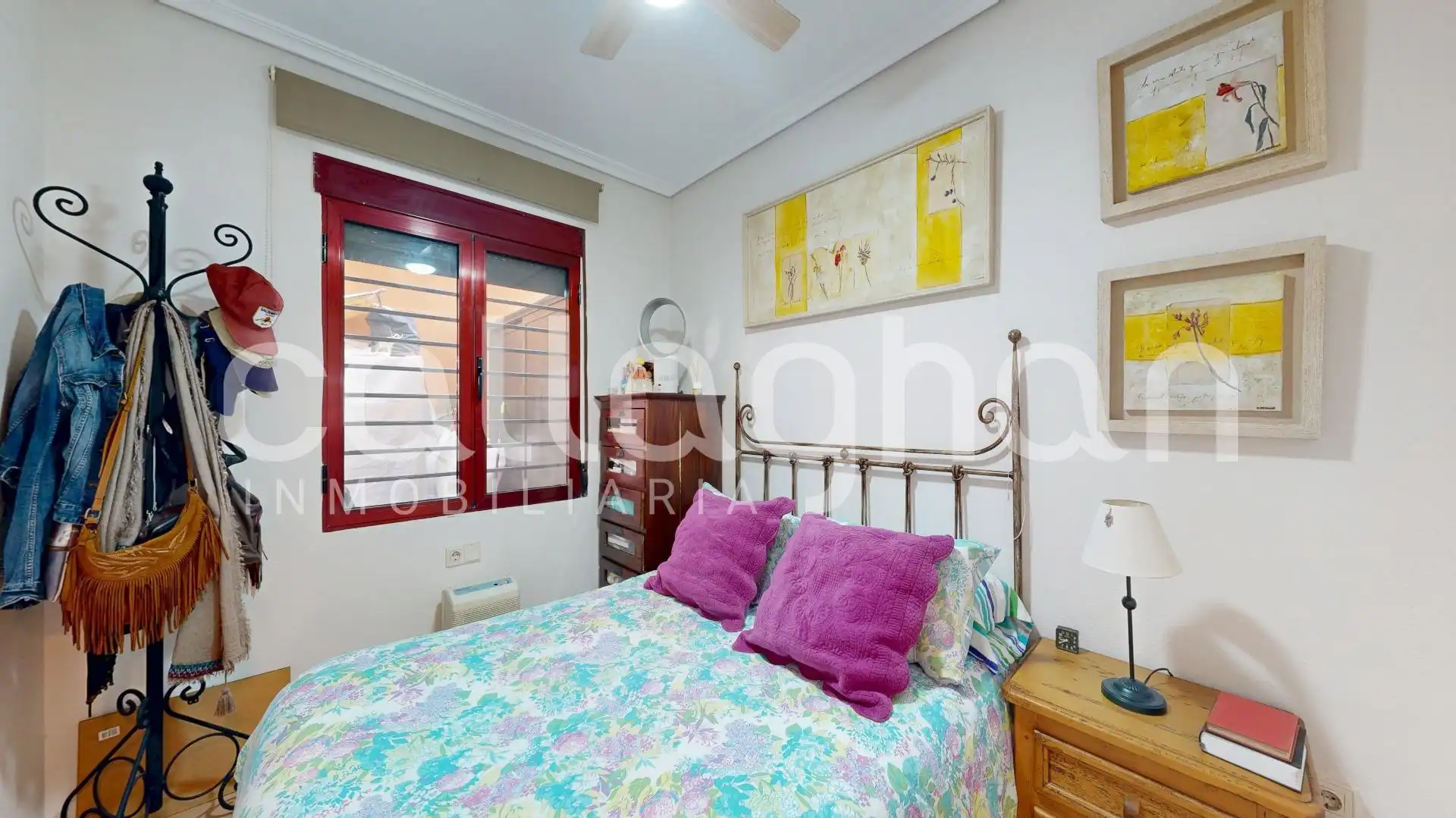 Schlafzimmer von Einfamilien-Reihenhaus zum Verkauf in Canet d'En Berenguer mit Klimaanlage, Heizung und Privatgarten