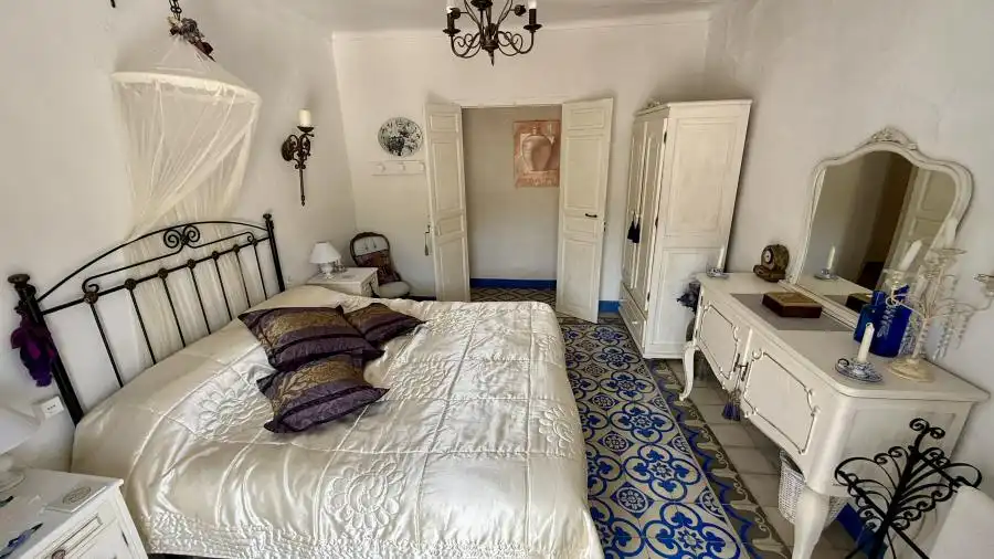 Dormitori de Casa adosada en venda en Almáchar amb Terrassa, Balcó i Piscina comunitària