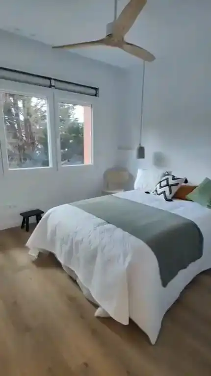 Bedroom of Flat for rent in Sabadell  with Air Conditioner, Heating and Parquet flooring