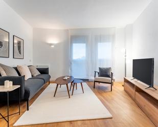 Living room of Flat to rent in  Madrid Capital  with Air Conditioner, Heating and Storage room