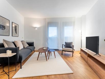 Living room of Flat to rent in  Madrid Capital  with Air Conditioner, Heating and Storage room