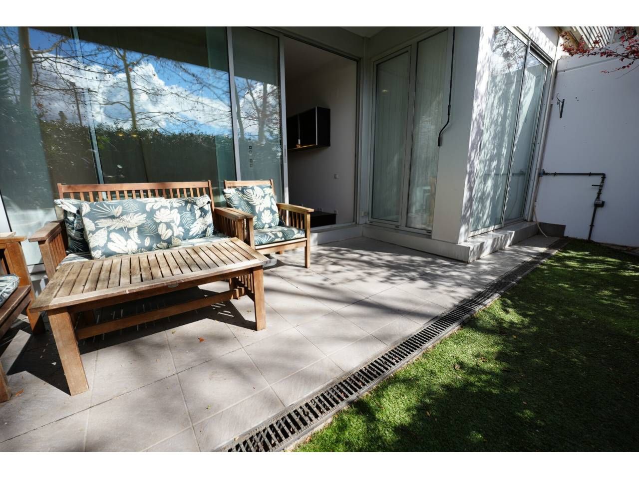 Terrassa de Pis de lloguer en Sant Cugat del Vallès amb Calefacció, Terrassa i Moblat