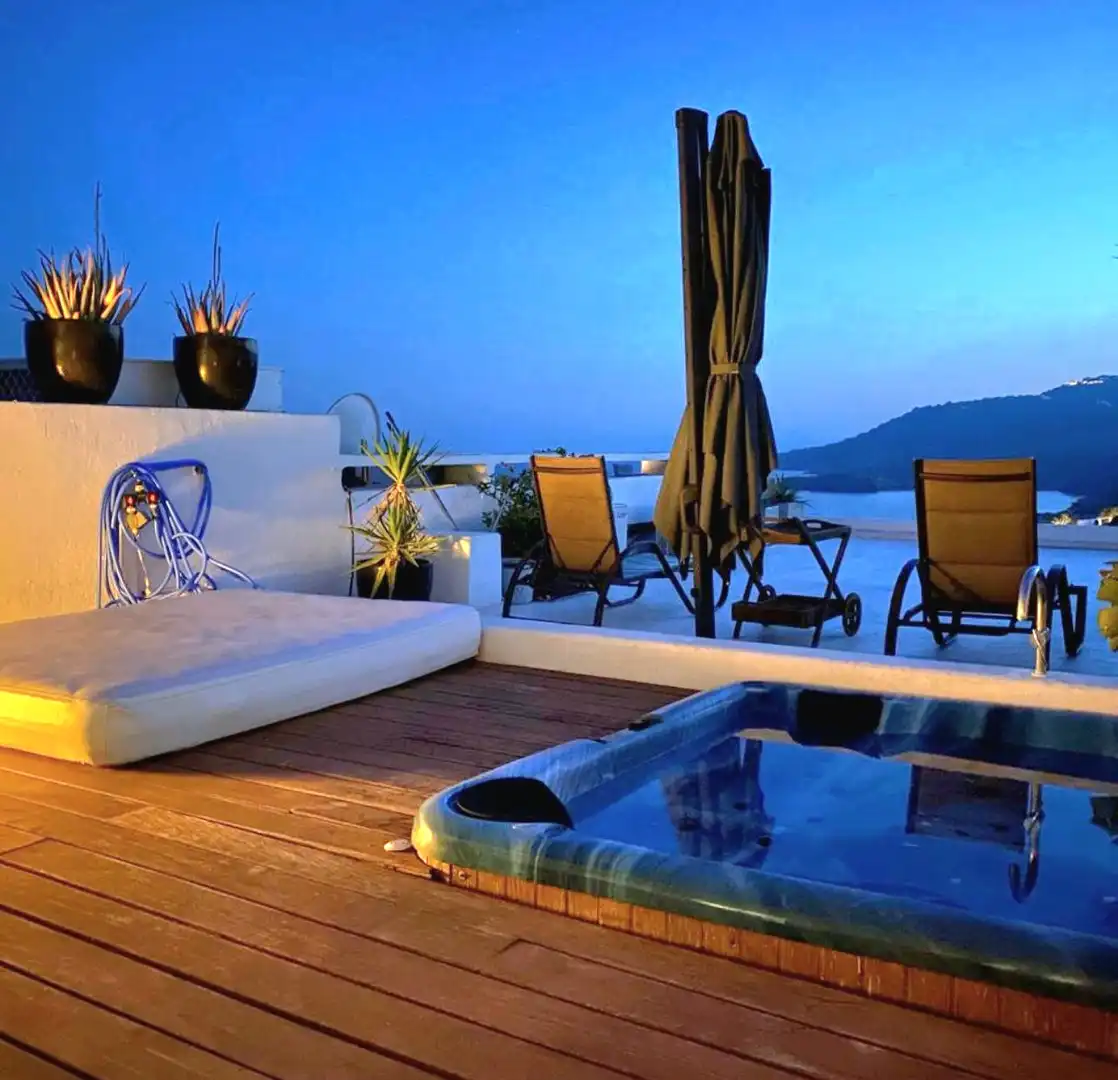 Terrace of Duplexes for rent in Santa Eulària des Riu  with Air Conditioner, Heating and Terrace