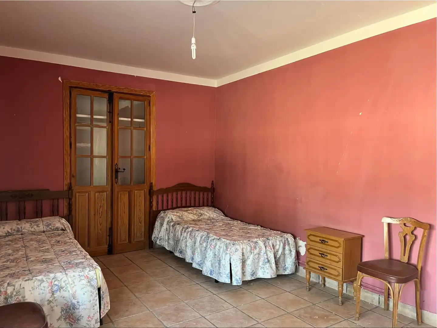 Bedroom of Houses for sale in Cañada de Calatrava  with Air Conditioner, Private garden and Storage room
