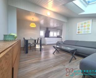 Living room of Attic to rent in Getxo   with Heating, Oven and Washing machine