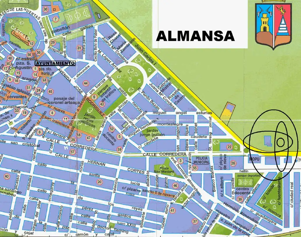 Exterior view of Buildings for sale in Almansa