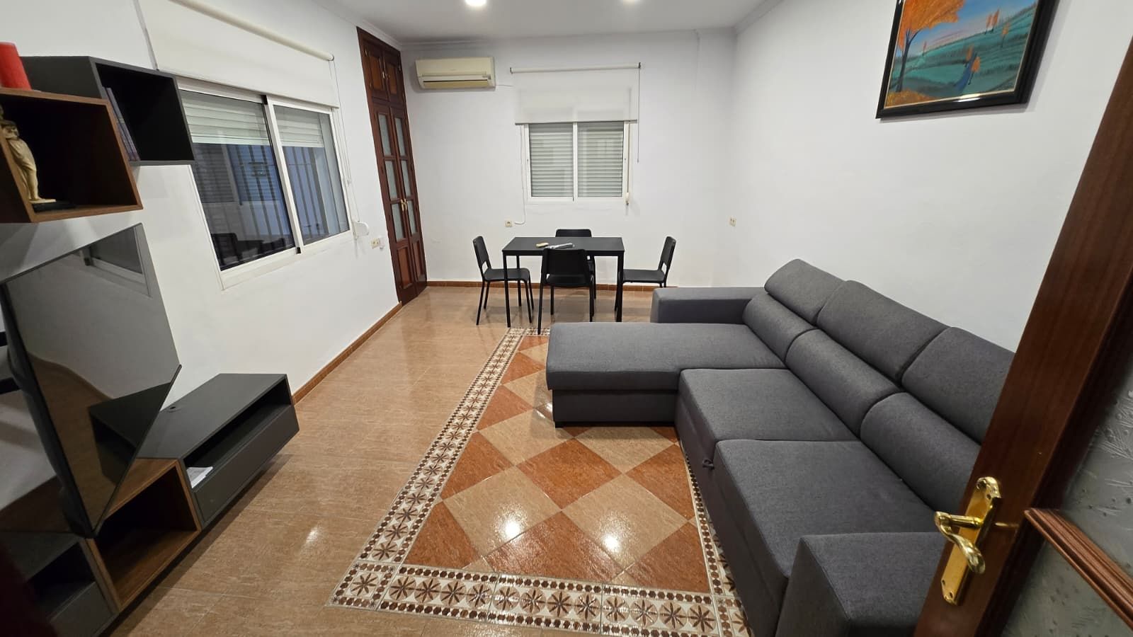 Living room of House or chalet to rent in Alhaurín de la Torre  with Air Conditioner, Terrace and Furnished