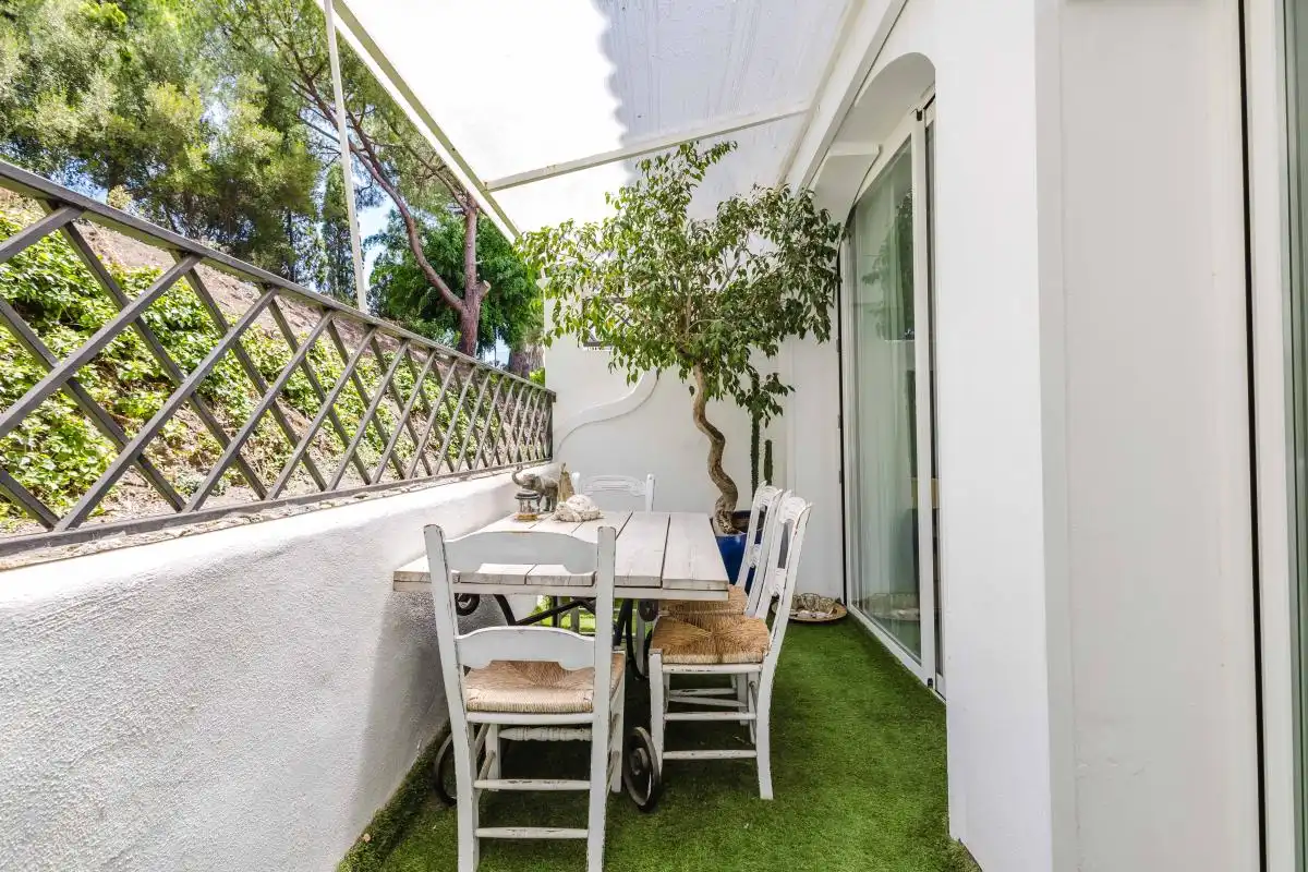 Terrassa de Pis en venda en Benahavís amb Aire condicionat, Calefacció i Jardí privat