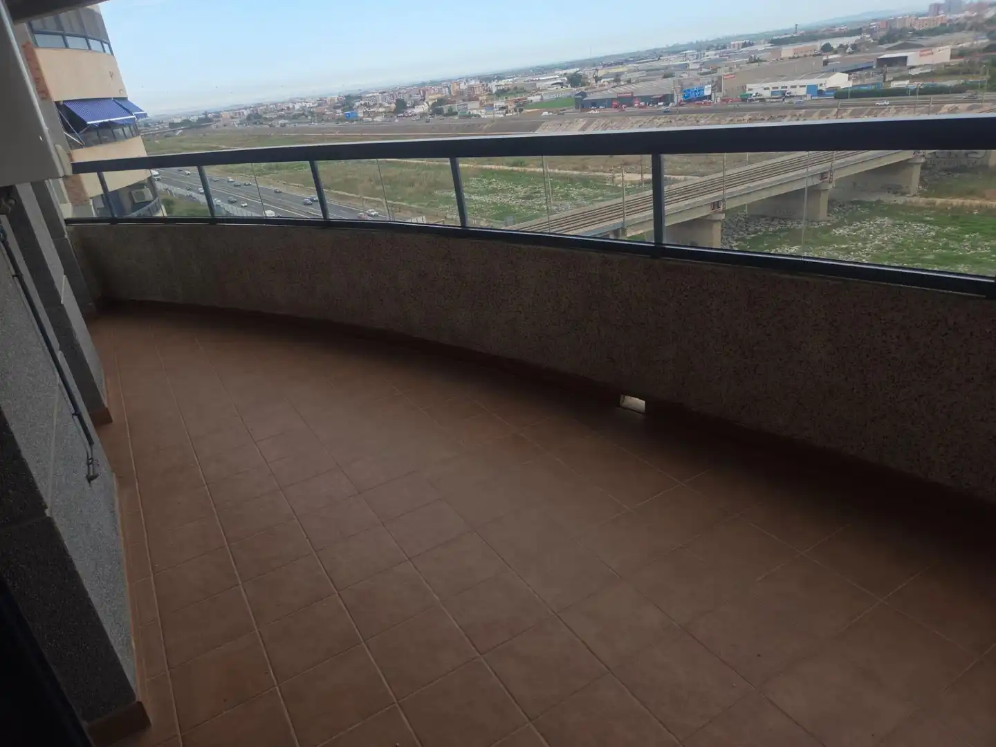 Balcony of Flat for rent in Valencia  with Air Conditioner, Parquet flooring and Balcony