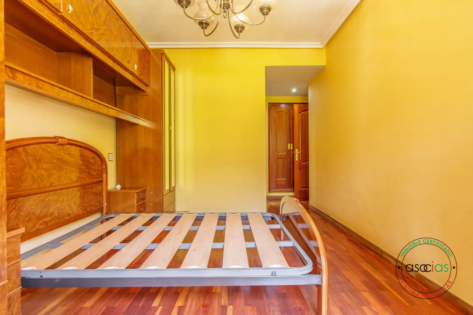 Bedroom of Flat for sale in Teverga  with Heating, Parquet flooring and Terrace