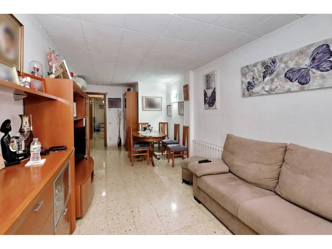 Sala de estar de Piso en venta en Barcelona con Aire acondicionado, Calefacción y Balcón
