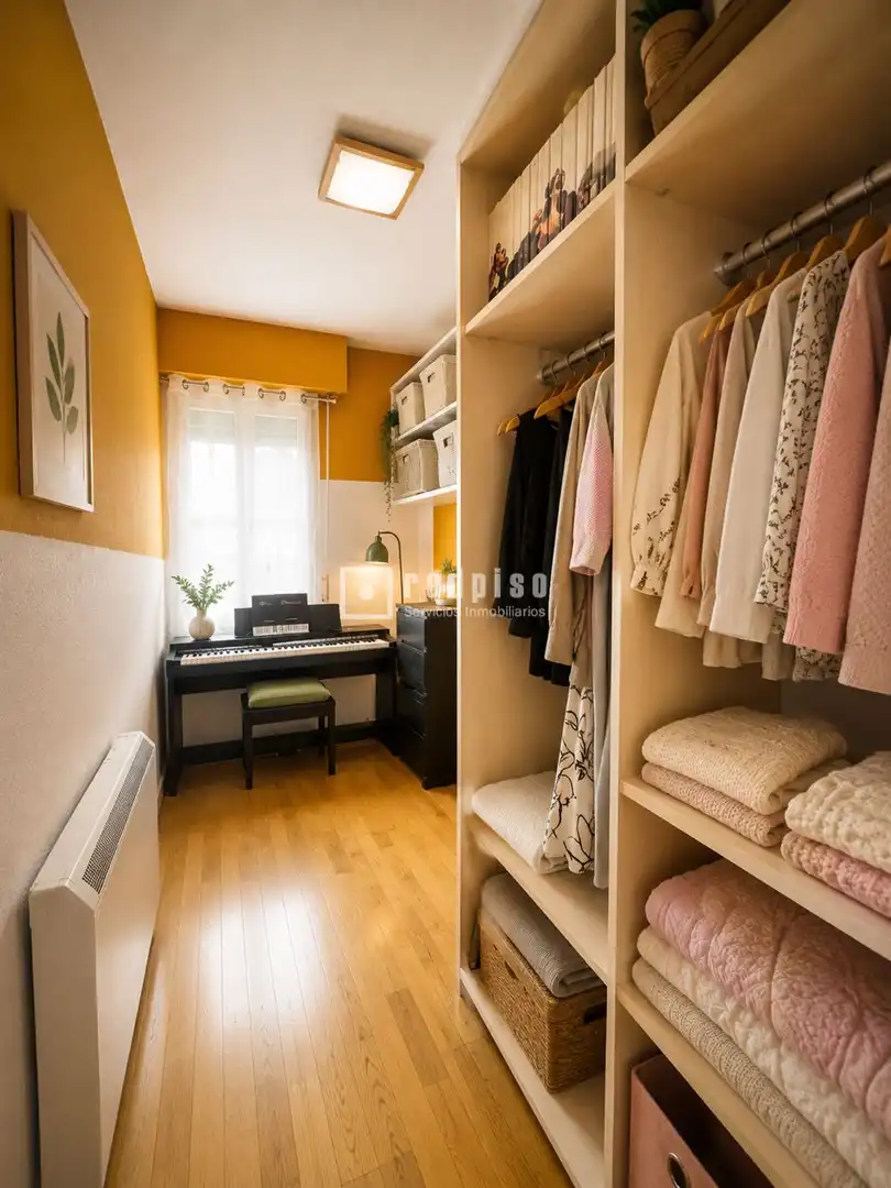 Bedroom of Flat for sale in Fuenlabrada  with Heating, Private garden and Parquet flooring