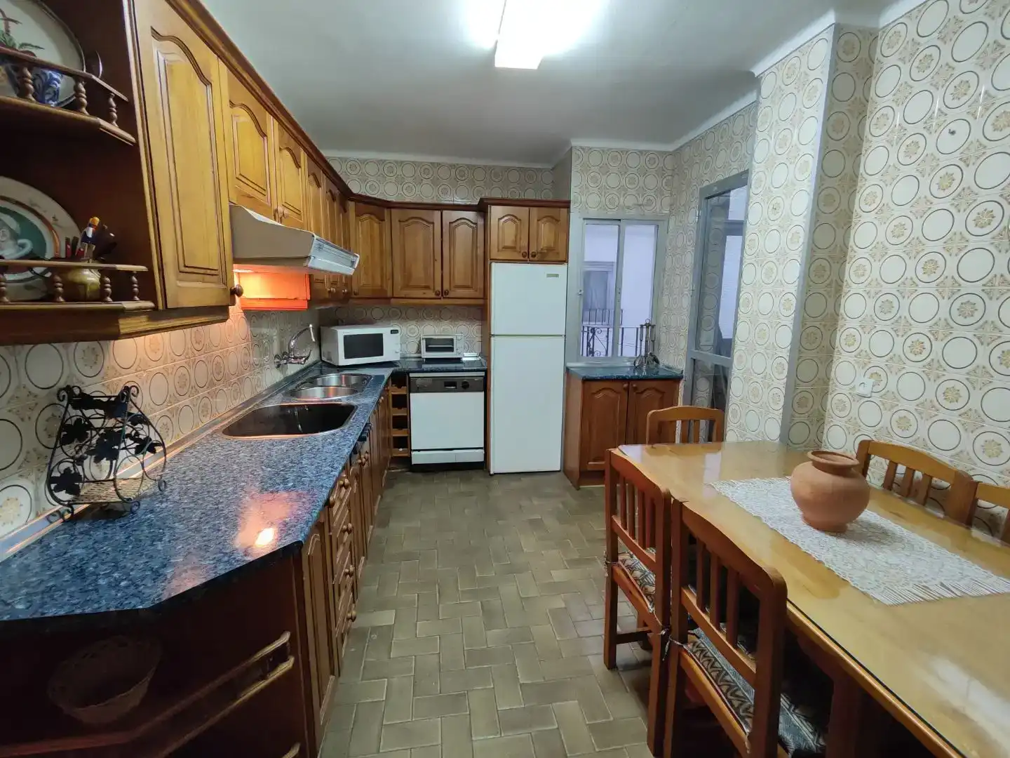Küche von Wohnung zum Verkauf in Ronda mit Klimaanlage und Balkon