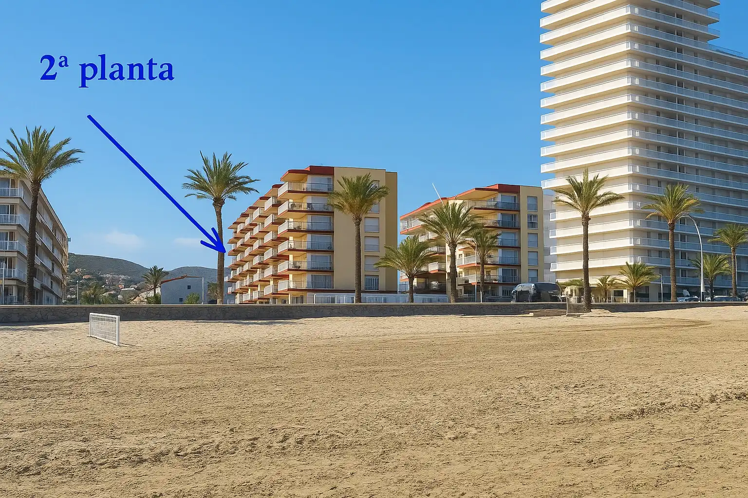 Vista exterior de Apartament de lloguer en Peñíscola / Peníscola amb Aire condicionat, Calefacció i Terrassa