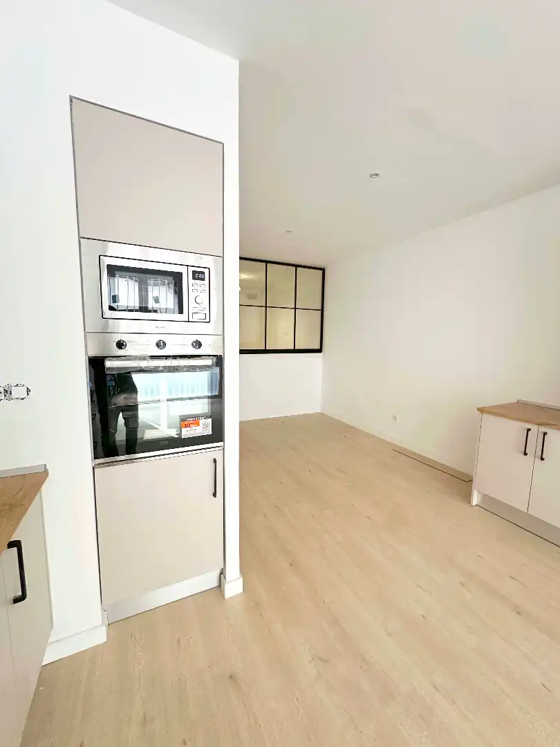 Küche von Loft zum Verkauf in Madrid mit Klimaanlage, Ofen und Waschmaschine