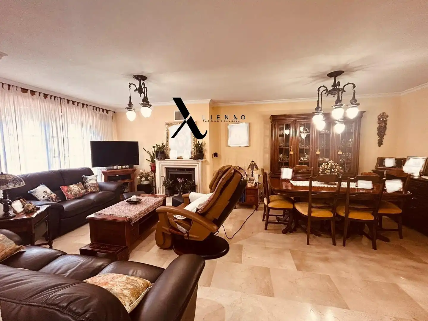 Sala d'estar de Dúplex en venda en Lorca amb Aire condicionat, Jardí privat i Terrassa