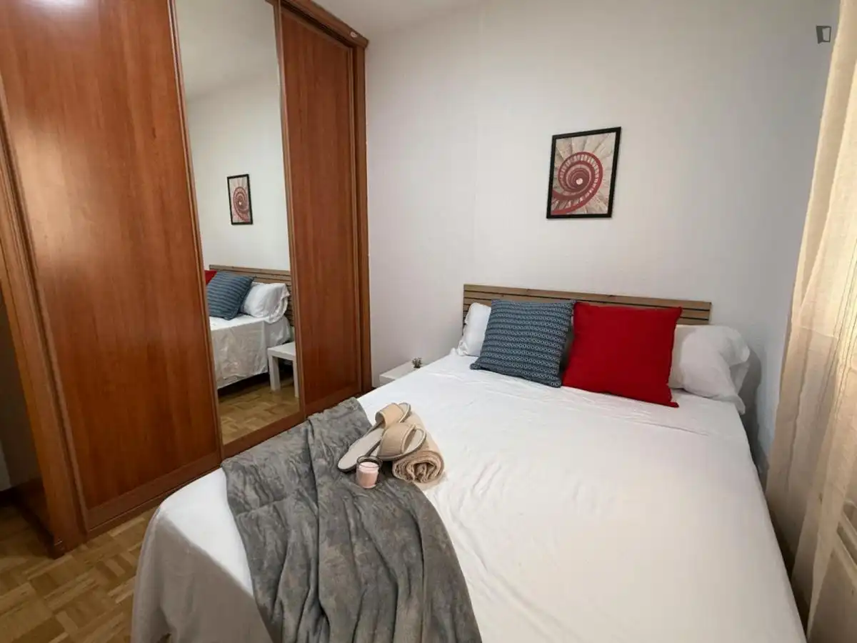 Habitación de Apartamento para compartir en Coslada con Aire acondicionado, Calefacción y Amueblado