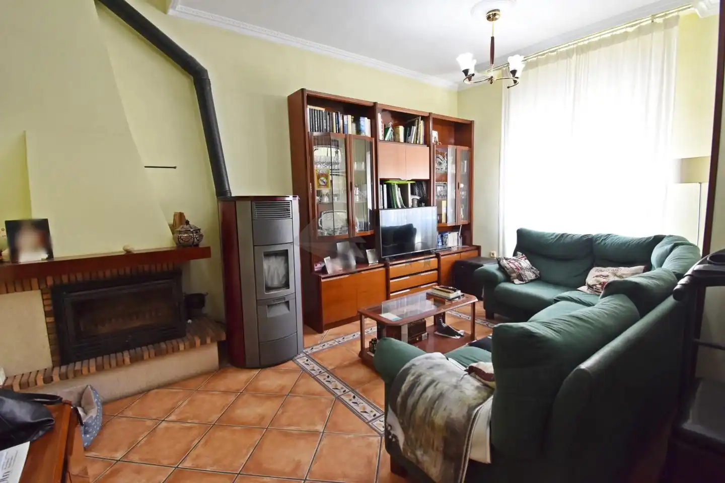 Wohnzimmer von Haus oder Chalet zum Verkauf in Olmedo mit Heizung