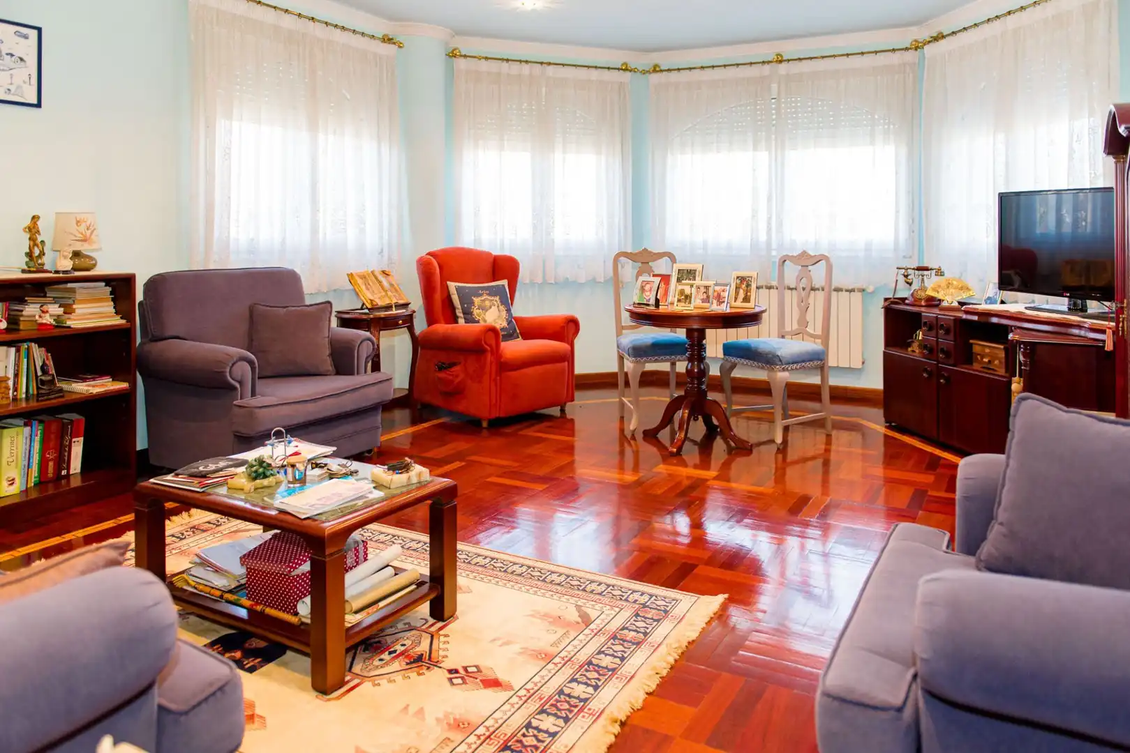 Living room of Houses for sale in Torre del Bierzo  with Air Conditioner, Heating and Private garden